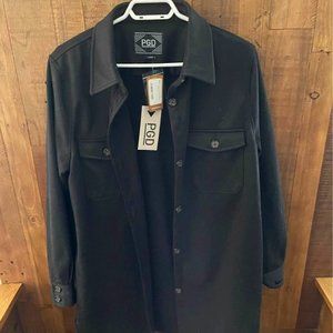 black shacket - large  NWT